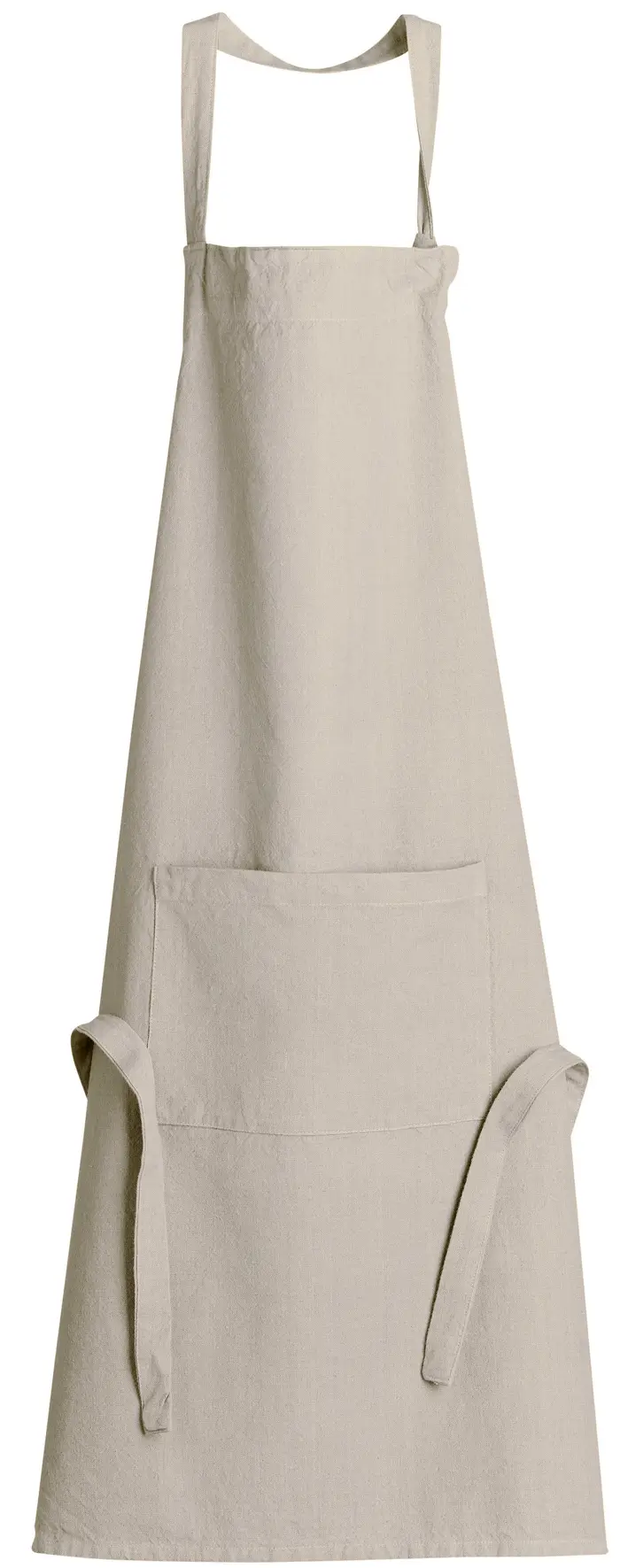 Tablier de cuisine recycl Ada Ficelle 72 x 85