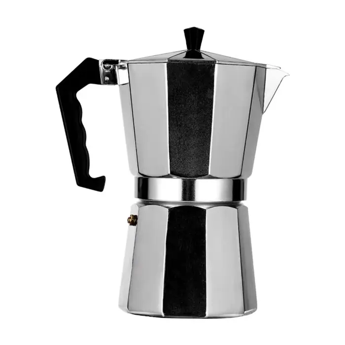 Cafetière Moka en aluminium octogonale