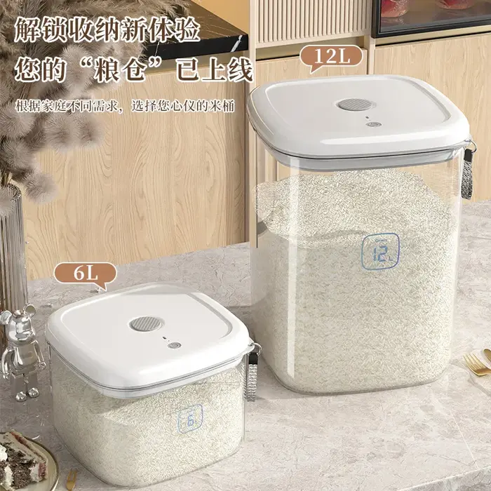 Seau à riz sous vide, cuisine