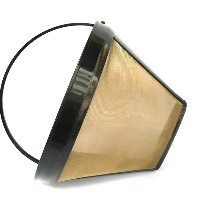 Filtre à café réutilisable, cône, pour cafetière, remplacement de cafetière, panier Permanent, accessoires pour café