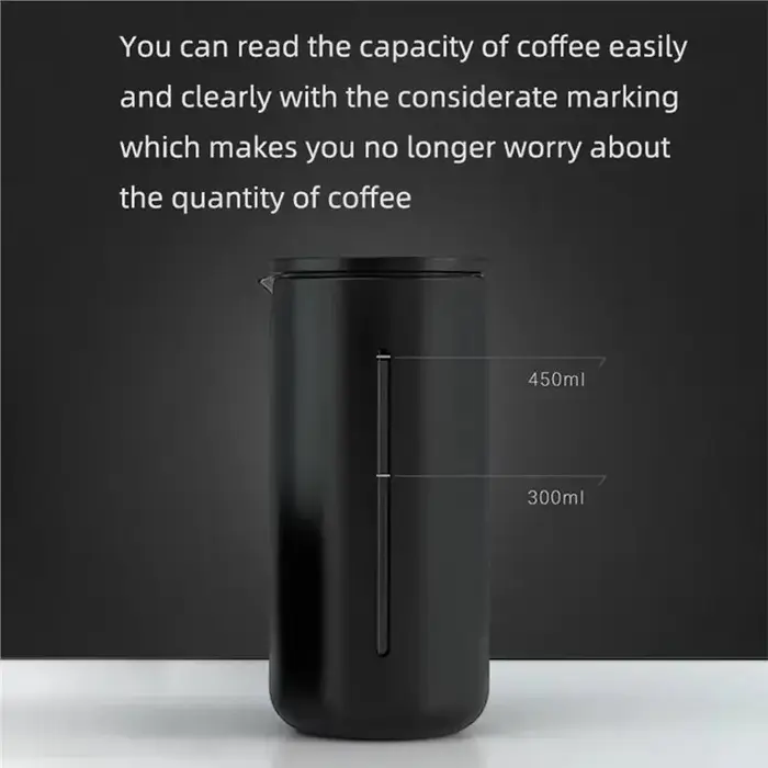 Presse à café en verre résistant à la chaleur B59B
