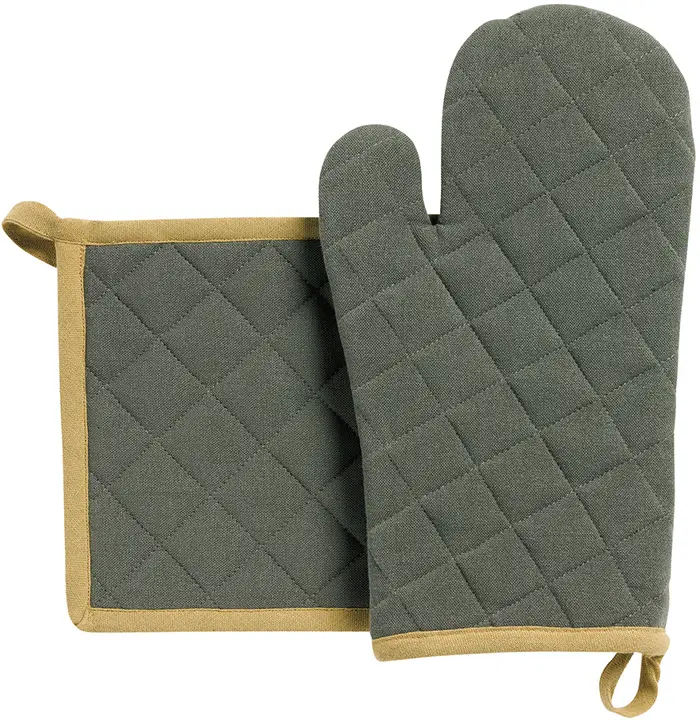 Lot gant de cuisine/manique recycl Grace Fort 18 x 32