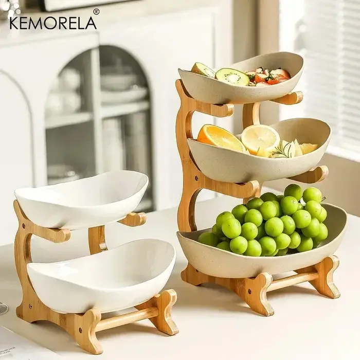Assiette à fruits à 2/3 couches