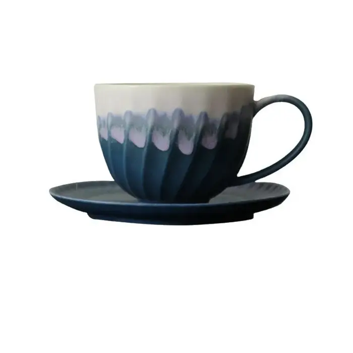 Tasse à café en céramique dégradée élégante