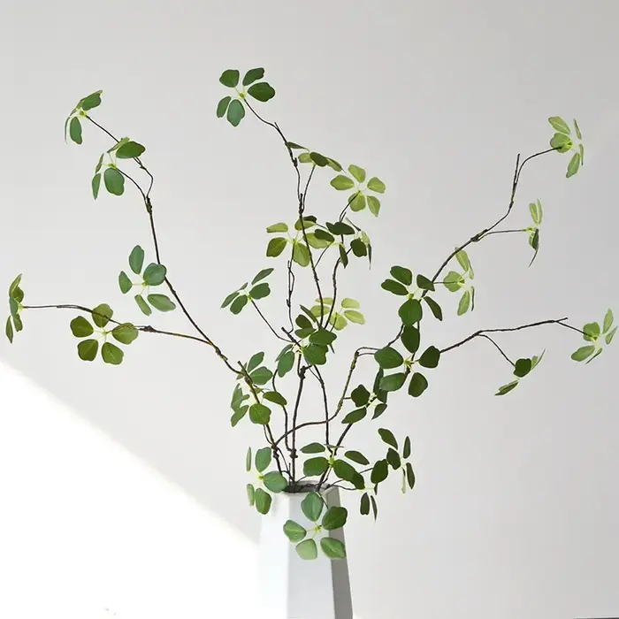 Plante artificielle de feuille de Lotus Guanyin