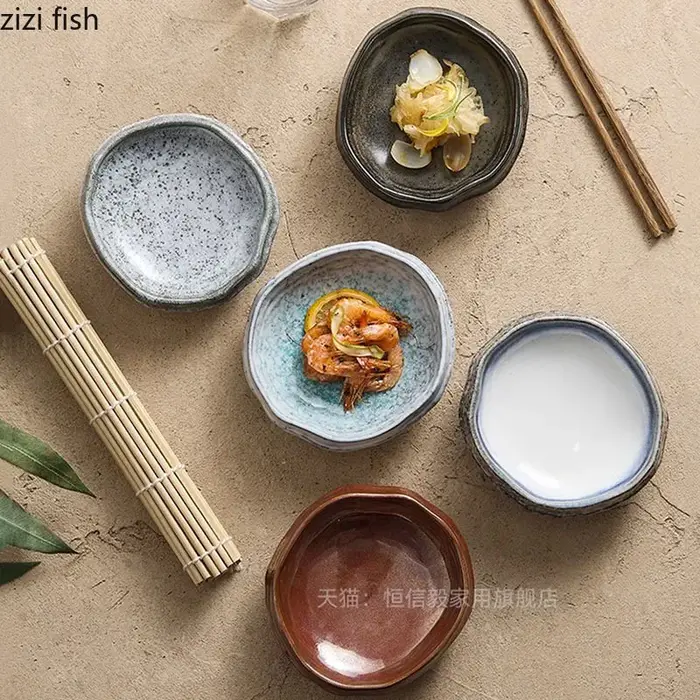 Assiette à Sushi en Céramique Vintage