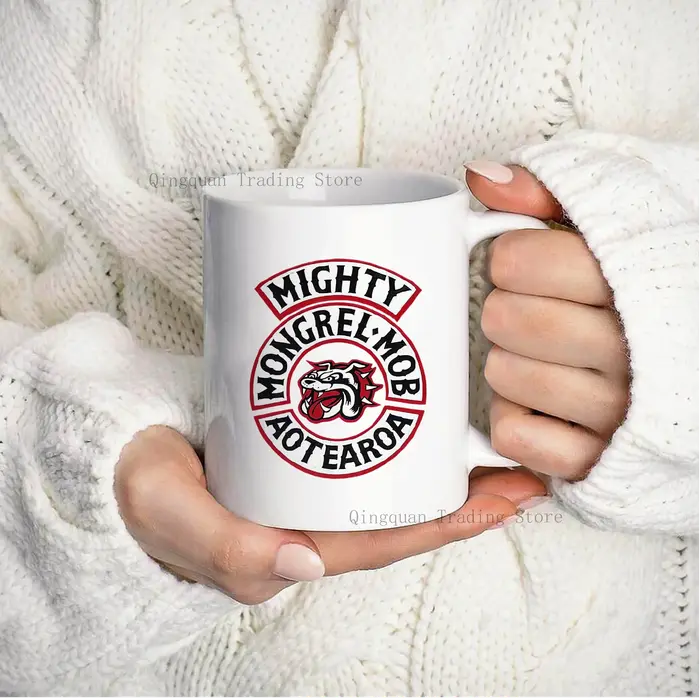 Mongrel Mob tasse émaillée
