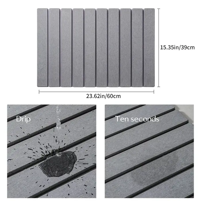 Tapis de séchage de cuisine pliable