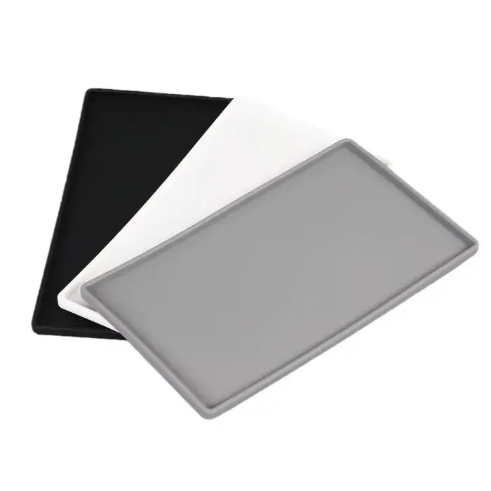 HORegina-Porte-couverts en silicone, carré plat, anti-ald, pour café et thé