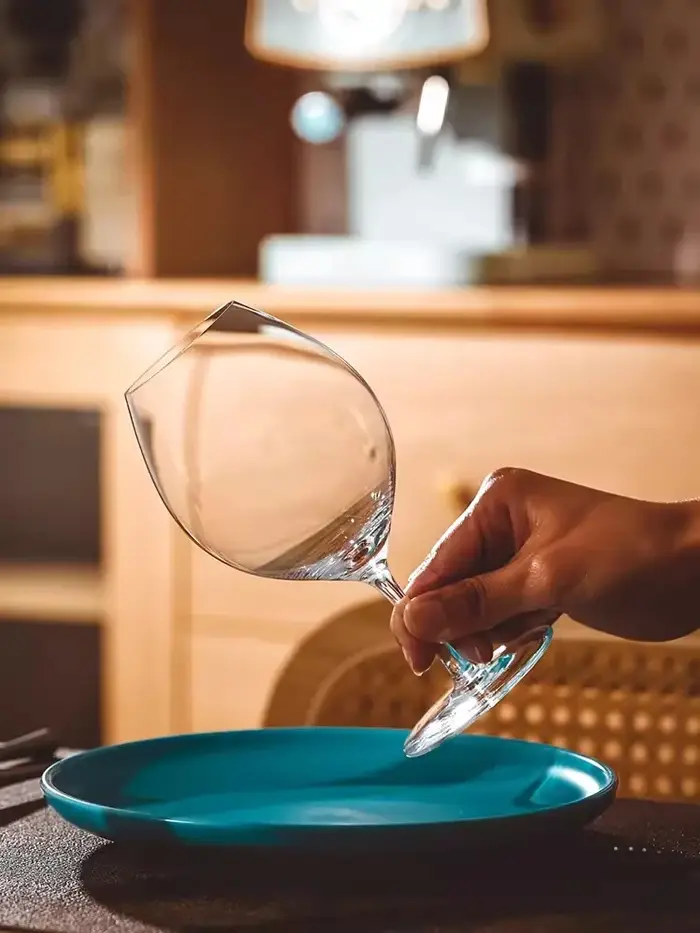 Coupe à vin en cristal mentaires oriel esthétique