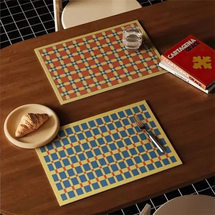 Set de table en cuir style antique 30x45CM