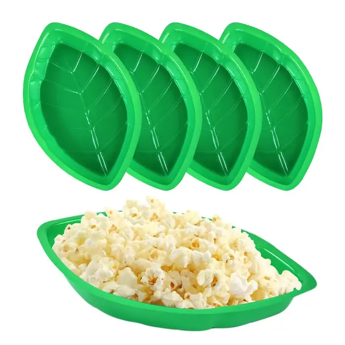 Assiette hawaïenne en feuille de palmier