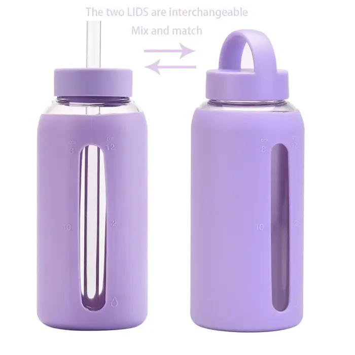 Tasse en verre de grande capacité de 800ml