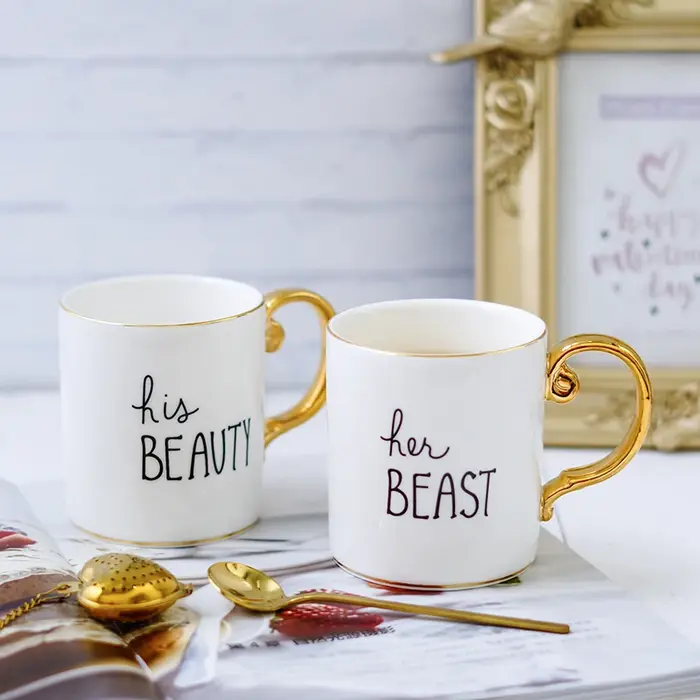 Tasse à café en porcelaine diamant