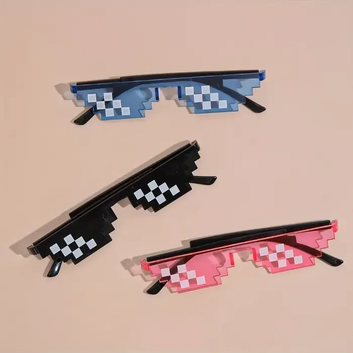 Lunettes de fête en mosaïque personnalisée