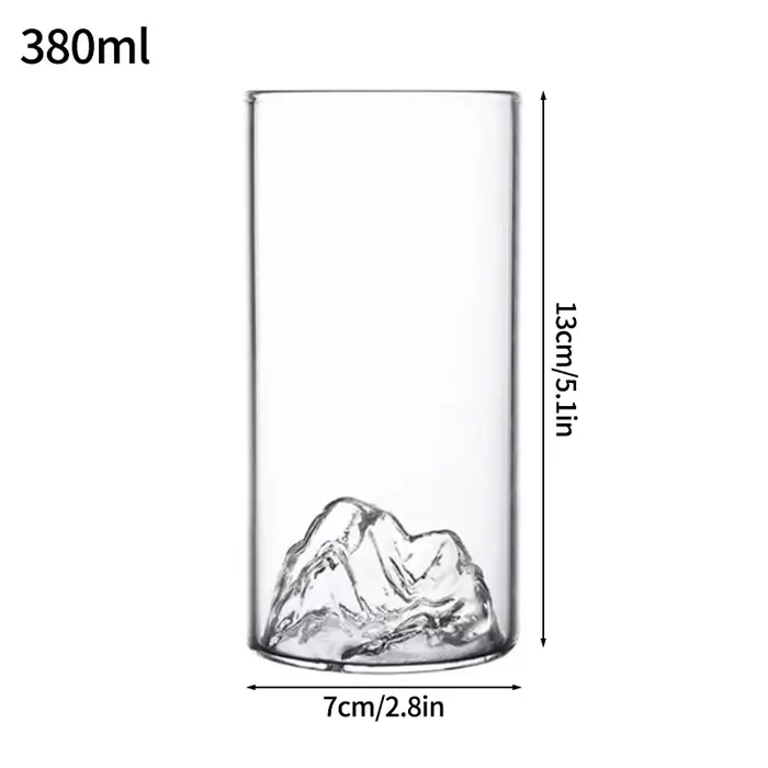 Tasse en verre esthétique
