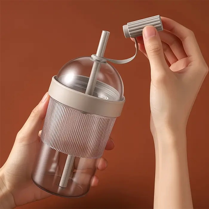 Tasses à café réutilisables avec couvercles