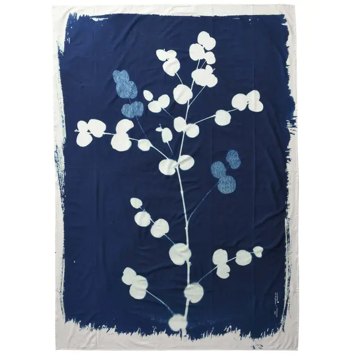 Torchon Eucalyptus Bleu 70 x 50