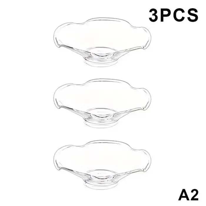 Ensemble de 3 porte-bougies en verre avec attrape-cire