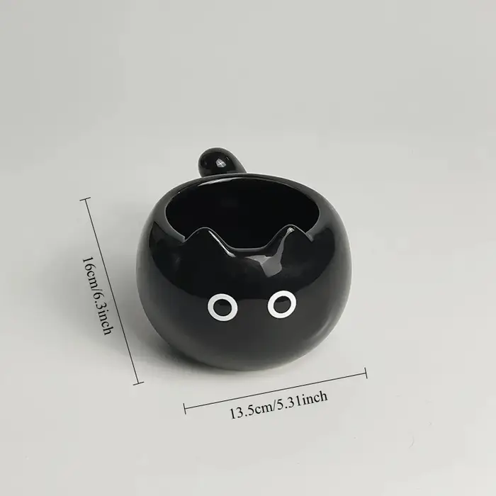 Tasse à café chat siamois de dessin animé