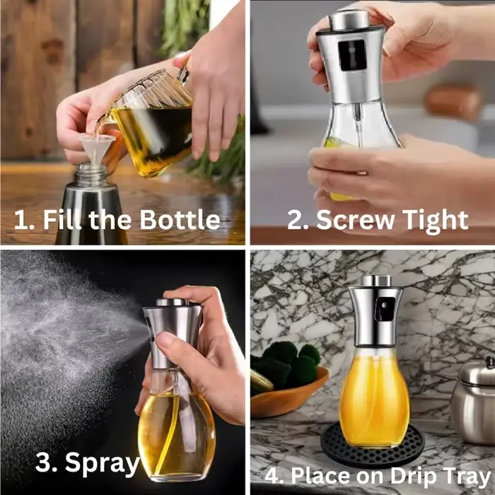 Pulvérisateur d'huile d'olive pour la cuisson