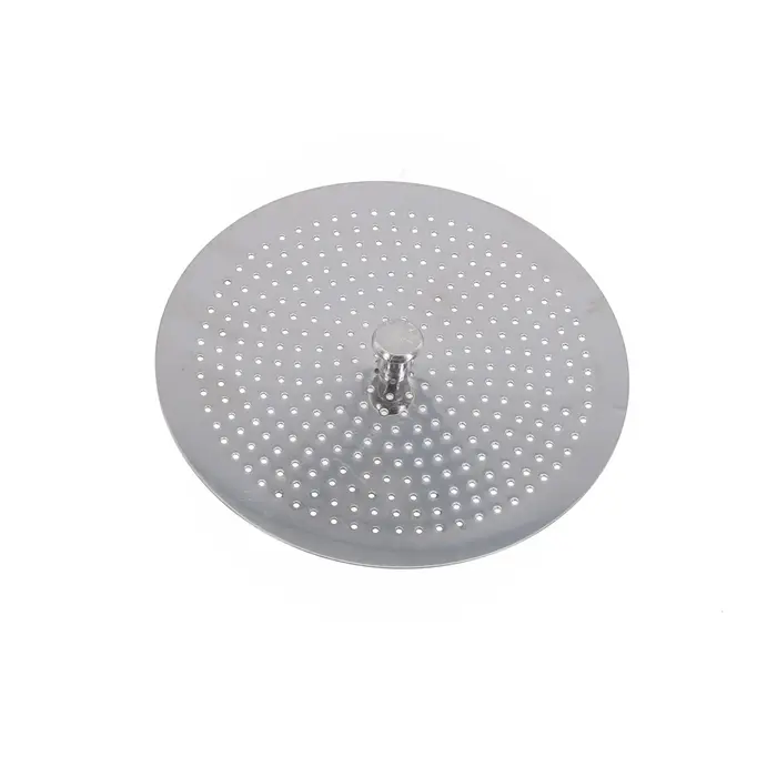 Poudre pressée Moka en acier inoxydable