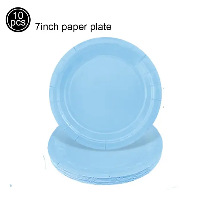 Assiettes en papier de 7 pouces