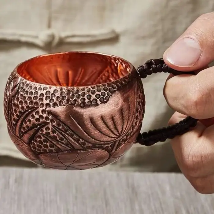 Tasse à café en cuivre pur
