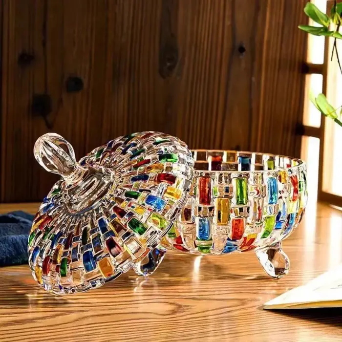 Pot à bonbons en verre de Style européen