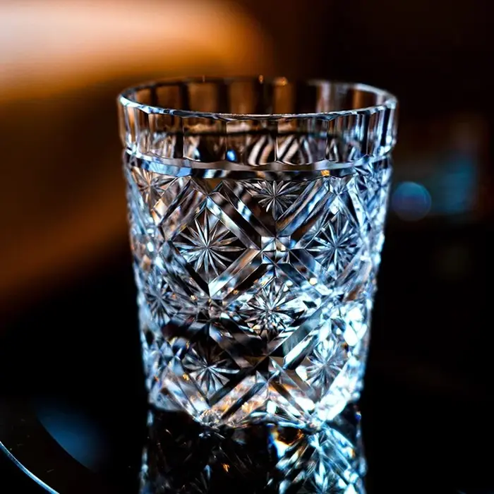K9 verres à vin en cristal sculpter fleurs