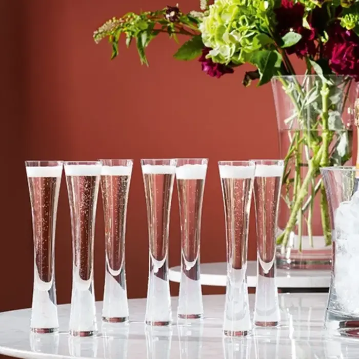 Tasse à Champagne en verre de cristal