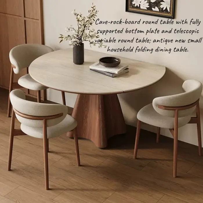 Table à manger extensible en bois