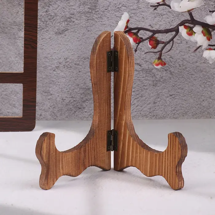 Support assiette thé gâteau plat présentoir pliable