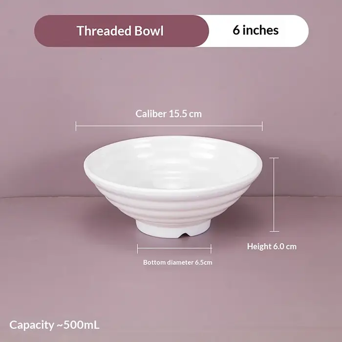 Bol à nouilles en mélamine, vaisselle en plastique pour la maison, restaurant, bol à ramen commercia