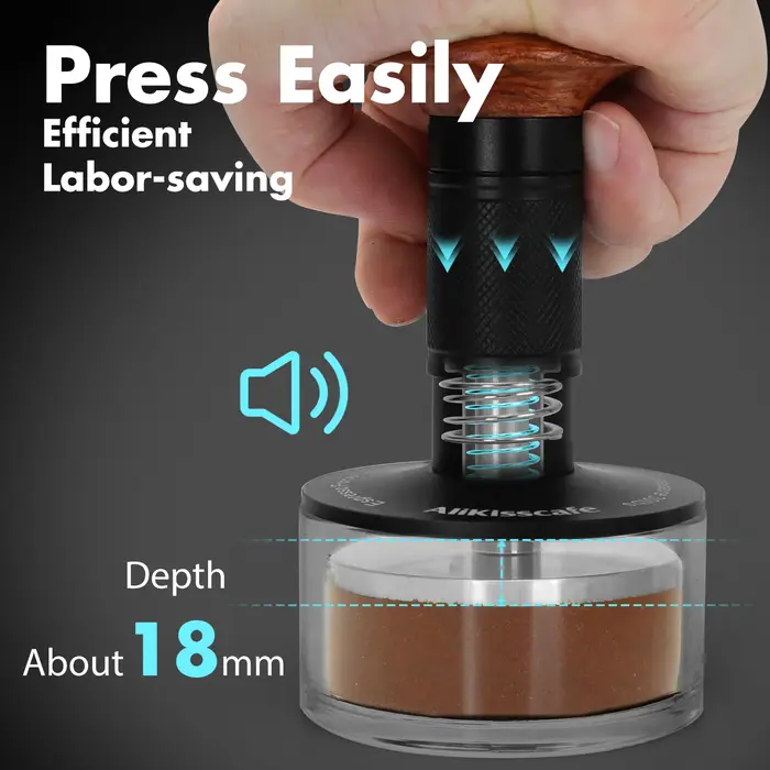 Café doseur Impact 4 ressort pression constante 30lb calibré 51mm 53.3mm 58.5mm expresso accessoires Barista outil