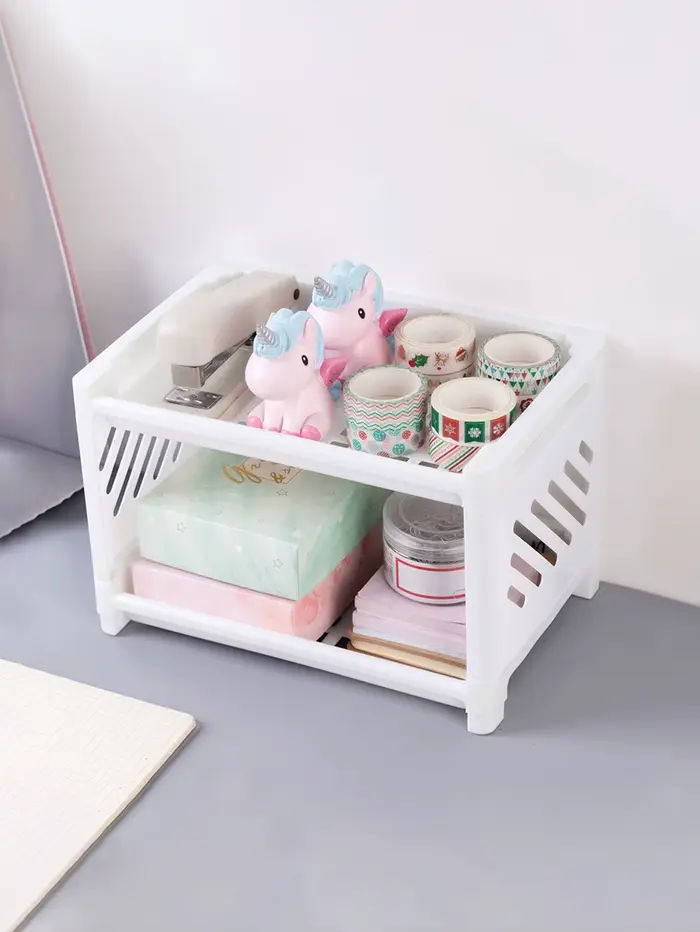 Étagères de rangement de bureau à Double/Triple couche