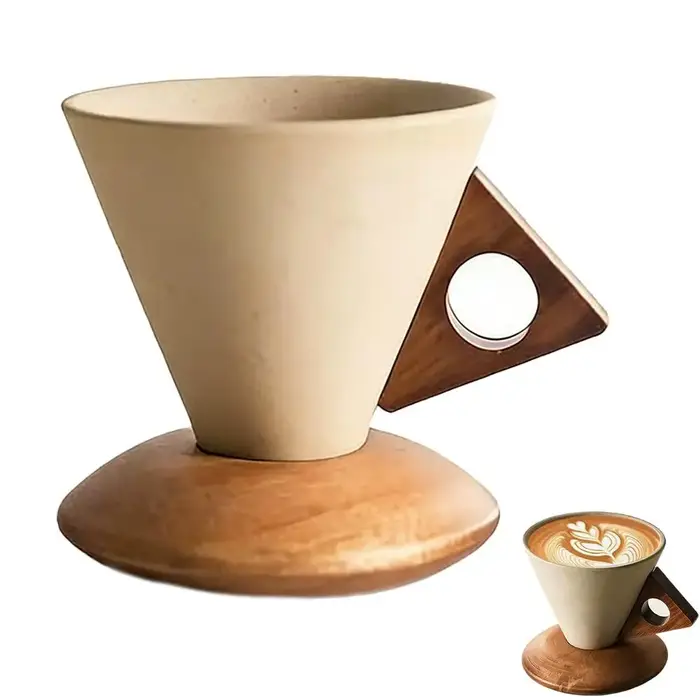 Ensemble de tasses à café en céramique vintage