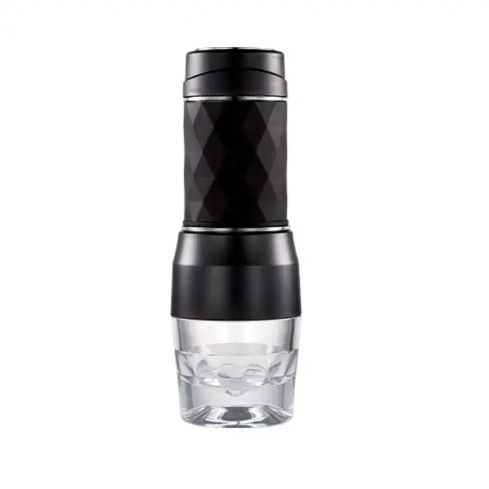 Machine à café portable HOMEFISH 3 en 1, eau chaude/froide, expresso manuel, compatible capsules et 