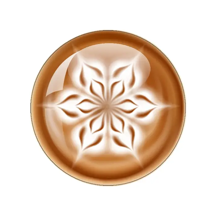 Café Latte sculpture coeur d'amour 12 pièces un ensemble 10mm/18mm/20mm/25mm/40mm rond Photo verre Cabochon démo dos plat faisant trouver