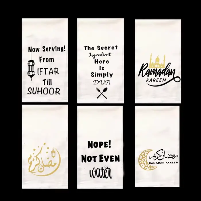 Torchon de cuisine arabe pour Ramadan