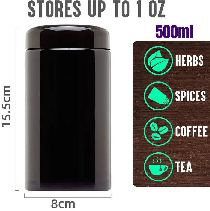 Récipient hermétique de 1/2 Oz 250ml