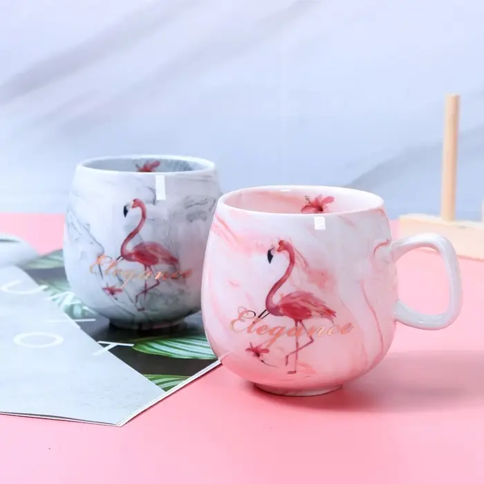 Tasse créative en céramique et marbre