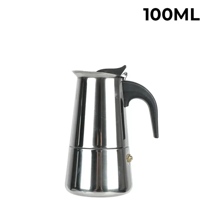 Cafetière Moka en acier inoxydable