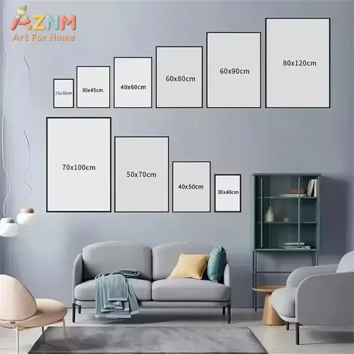 AZNM Por La Manana Cafe - Tableau mural sur toile avec tasse