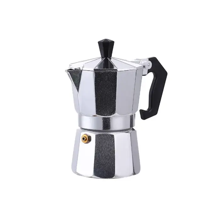 Cafetière Moka en aluminium octogonale