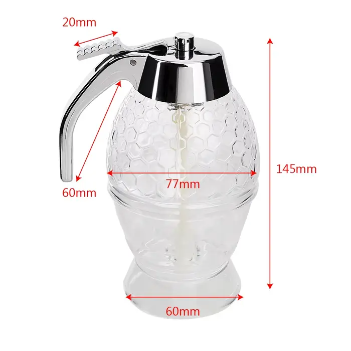 Tasse de sirop de jus, bouteille à presser, Pot de rangement, support, distributeur d'égouttement d'