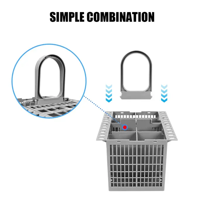 Panier de lave-vaisselle universel détachable et multifonctionnel