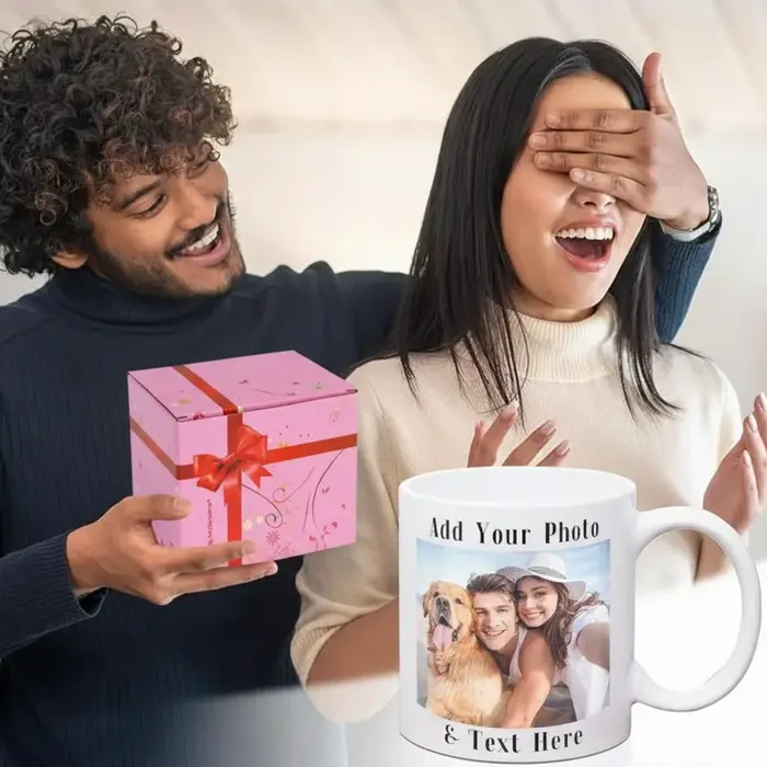 Mug personnalisé avec photos et texte - Mug souvenir unique - Cadeau idéal pour un anniversaire