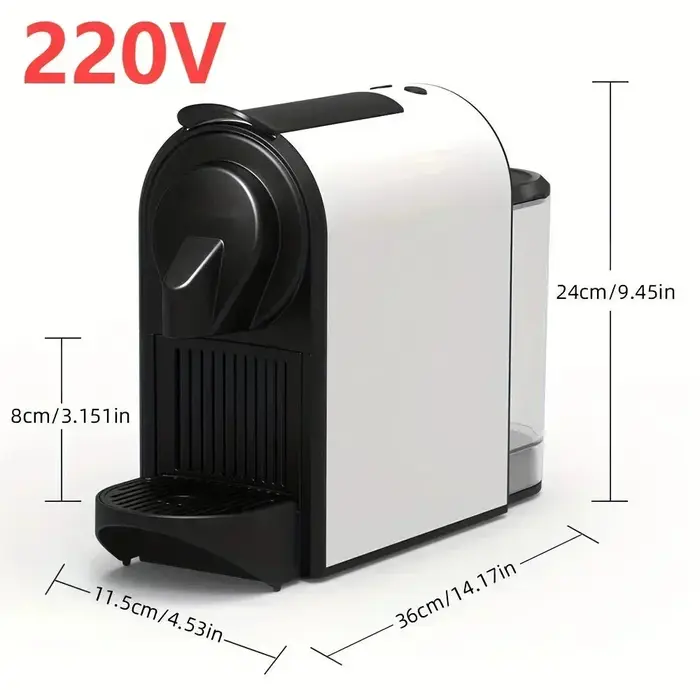 Machine à café à capsules italienne 110V 220V 0,8l 20bar, concentrée à domicile, entièrement automat