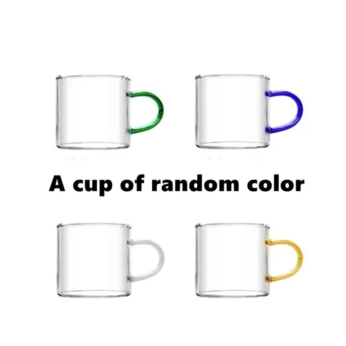 Tasse à thé en verre Transparent avec poignée, ensemble de tasses à thé Kung Fu, maître, épaisse rés